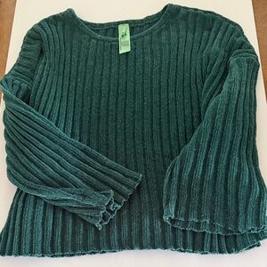 Honeydew Intimates Super Soft Lightweight Green  Ribbed Sweater Size S